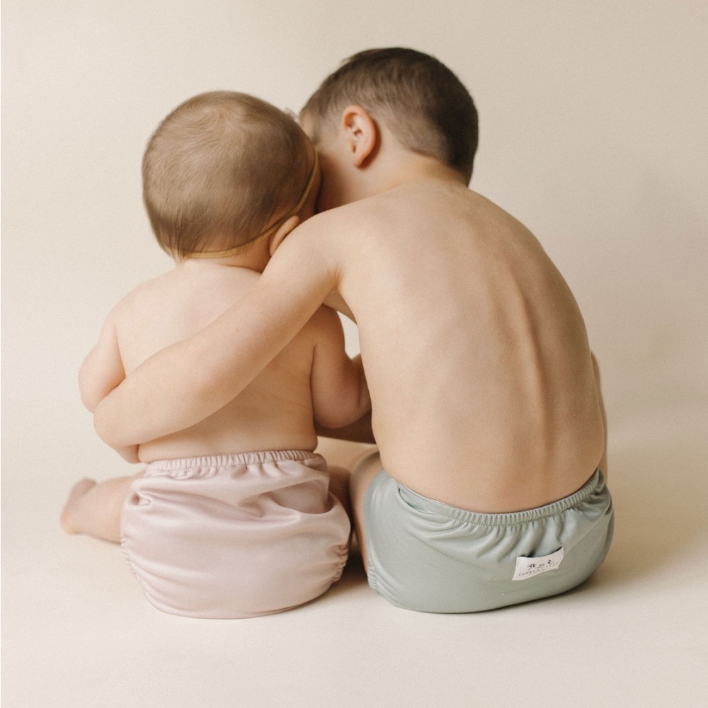 Current Tyed Reusable Swim Diapers (set of 2) - Blush